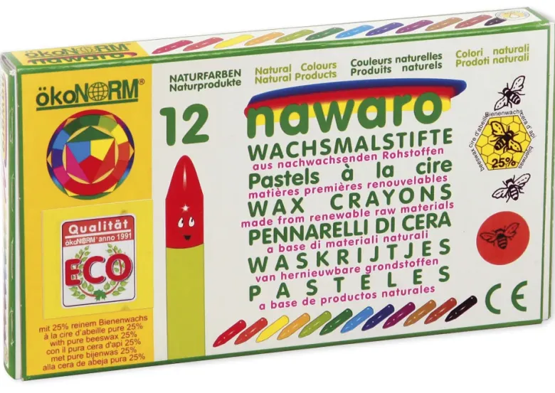 Wachsmalstifte nawaro, 12-tlg.