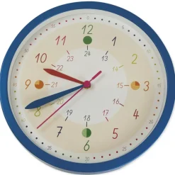 Wand-Lernuhr 1-24 analog, 30 cm ø, Quarzlaufwerk