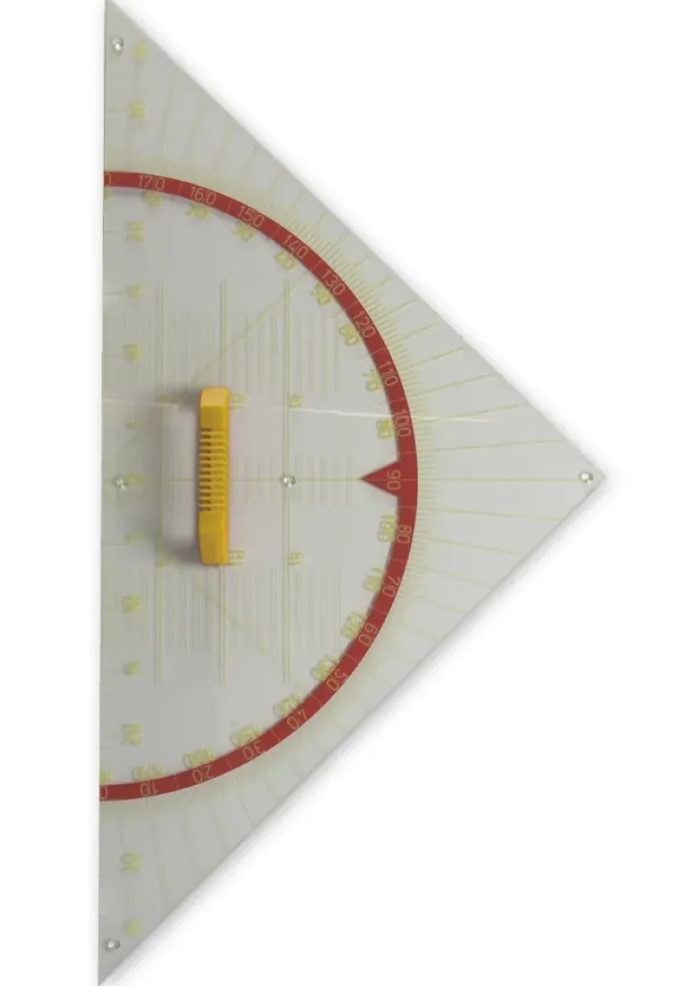 Wandtafel-Gerätesatz Profi 5-tlg., magnetisch, 80 cm Dreieck