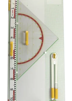 Wandtafel-Gerätesatz Profi 5-tlg., magnetisch, 80 cm Dreieck