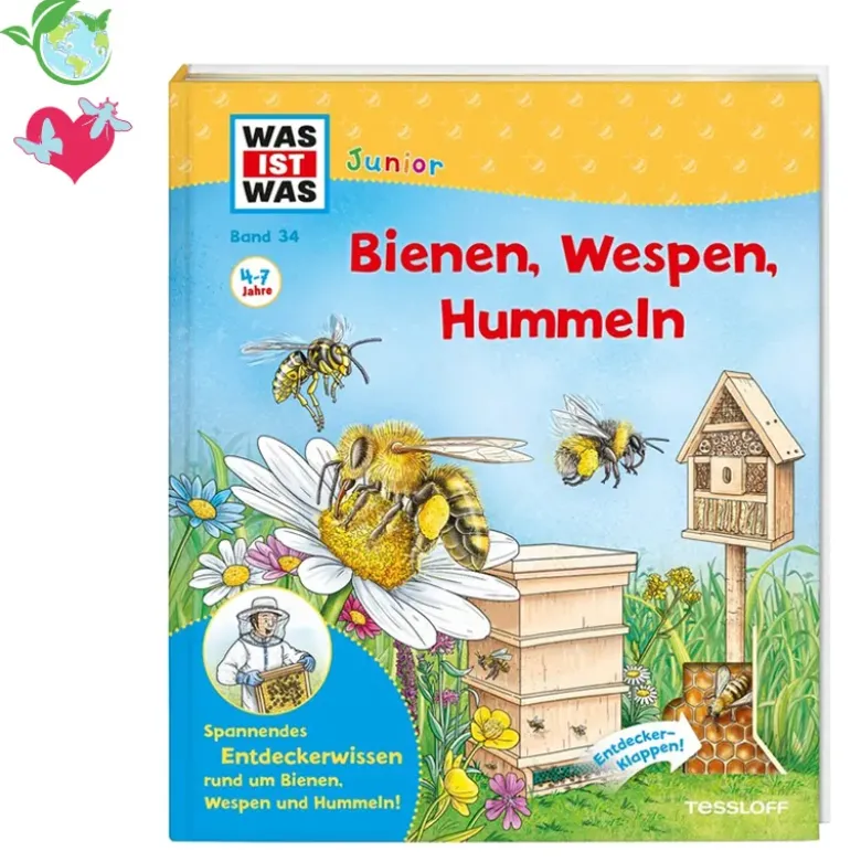 WAS IST WAS Junior Band 34 "Bienen, Wespen, Hummeln", 20 Seiten