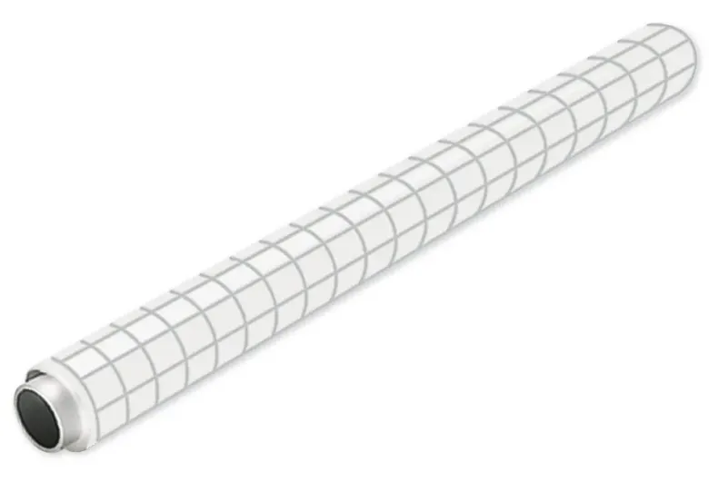 Whiteboard-Folie statisch, 20 m auf Rolle, kariert matt