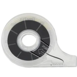 Whiteboard-Linien selbstklebend, schwarz, im Spender, 15 m / 3 mm