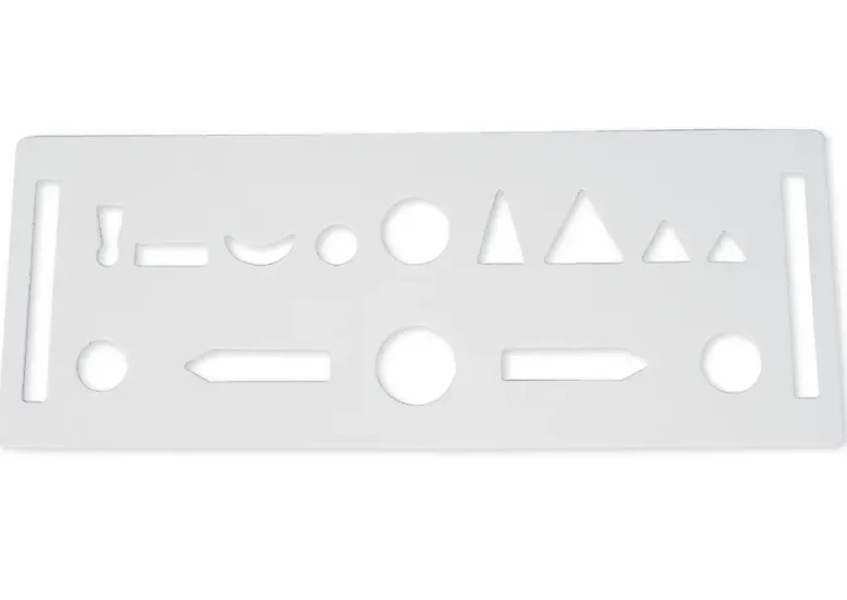 Wortarten-Schablone aus Pappe, ca. 180 mm, 1 Stück "Montessori Premium"