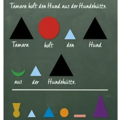 Wortarten-Symbole S, magnetisch, 60-tlg. "Montessori Premium"