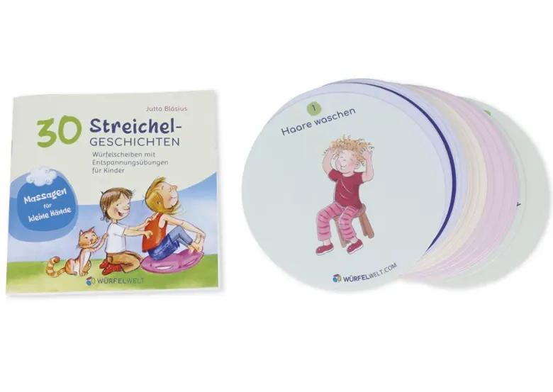 Würfelscheiben "Streichelgeschichten", 30 Stück