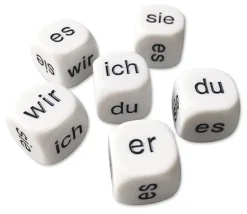 Würfel-Set Deutsch "Personalpronomen" 5-tlg., 16 mm