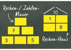 Zahlen-Felder blanko, magnetisch, 10-tlg., in Box