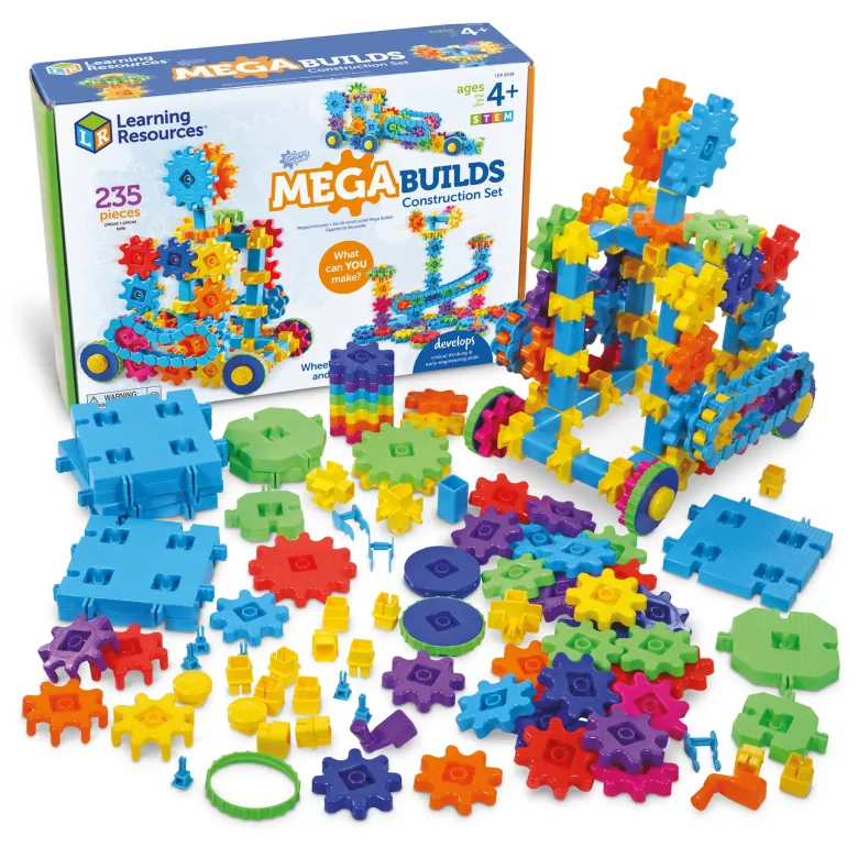 Zahnrad-Konstruktions-Set "Mega", 235-tlg.