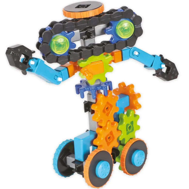 Zahnrad-Spiel "Roboter in Bewegung", Baukasten, 116-tlg.