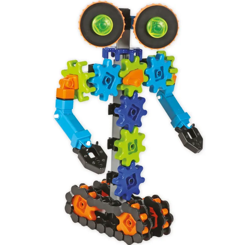 Zahnrad-Spiel "Roboter in Bewegung", Baukasten, 116-tlg.