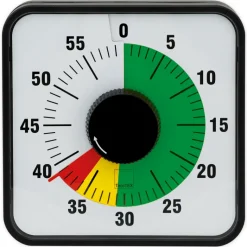 Zeitdauer-Uhr "Automatik" magnetisch, 19x19 cm, mit Ampelscheibe