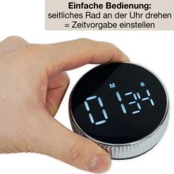 Zeitdauer-Uhr "Digi-Disc" mit Dreh