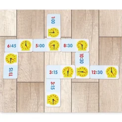 Zeit-Domino 1-24 Uhr, 36-tlg.