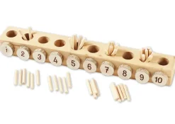 Zählbox mit Rechenstäbchen, 61-tlg.